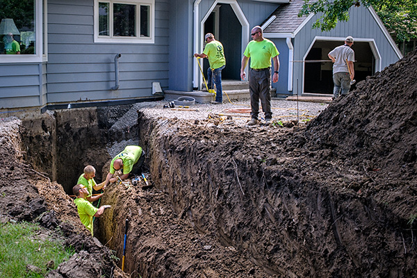 Private Residence - Stamped Concrete Walkway - June 2015