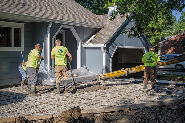 Private Residence - Stamped Concrete Walkway - June 2015