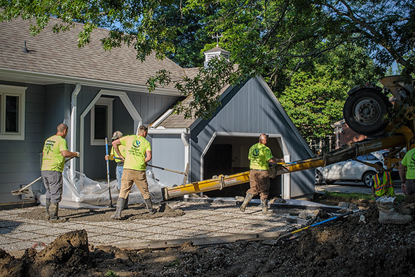 Private Residence - Stamped Concrete Walkway - June 2015