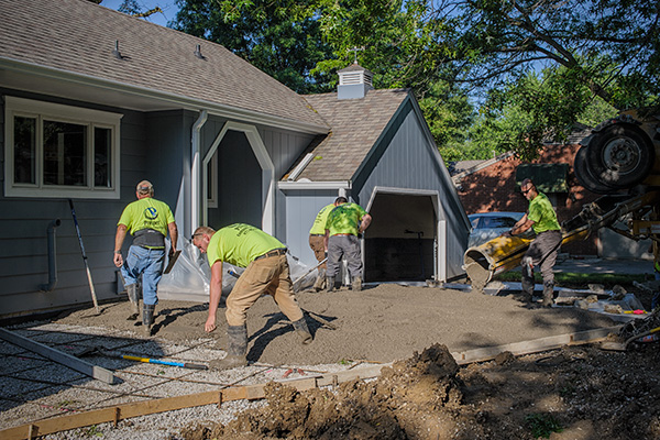 Private Residence - Stamped Concrete Walkway - June 2015