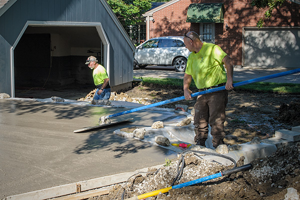 Private Residence - Stamped Concrete Walkway - June 2015